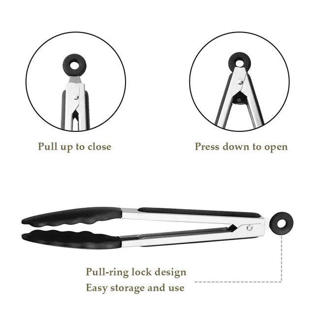 Kitchen Tongs Set of 2 image indicator(4)