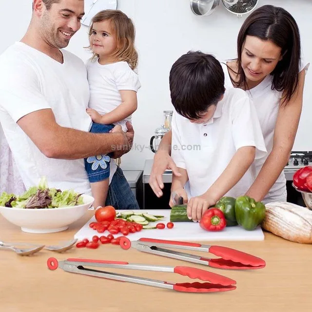 Kitchen Tongs Set of 2 image indicator(7)