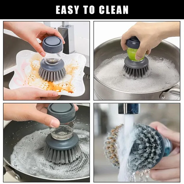 Dish Brush with Soap Dispenser image indicator(6)