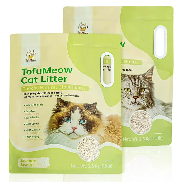 TofuMeow Tofu Cat Litter Natural, Dust-Free Eco-Friendly 5.5lb thumbnail