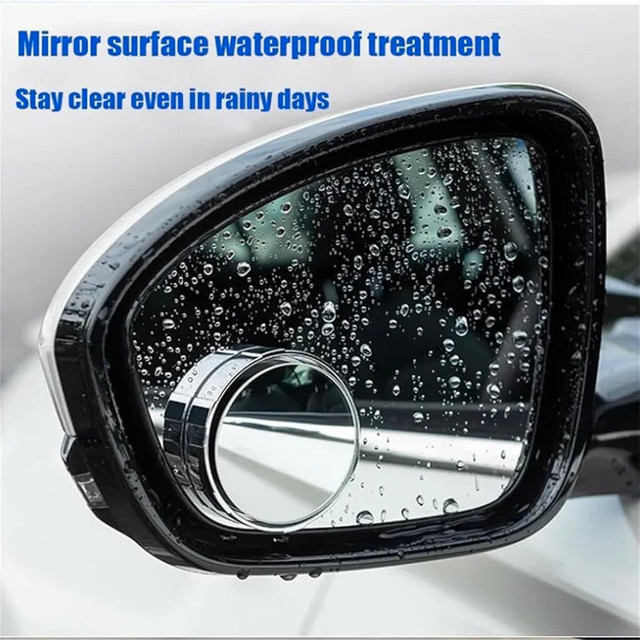 2" HD Glass Frameless Blind Spot CAR Mirrors (2-Pack) - photo 5