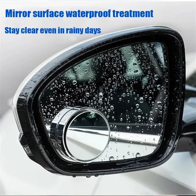 2" HD Glass Frameless Blind Spot CAR Mirrors (2-Pack) image indicator(5)