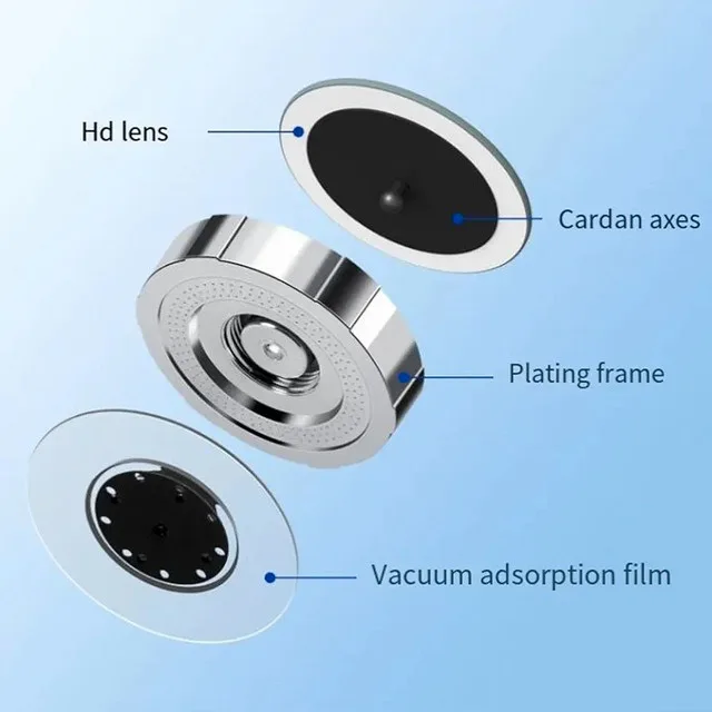 2" HD Glass Frameless Blind Spot CAR Mirrors (2-Pack) image indicator(8)