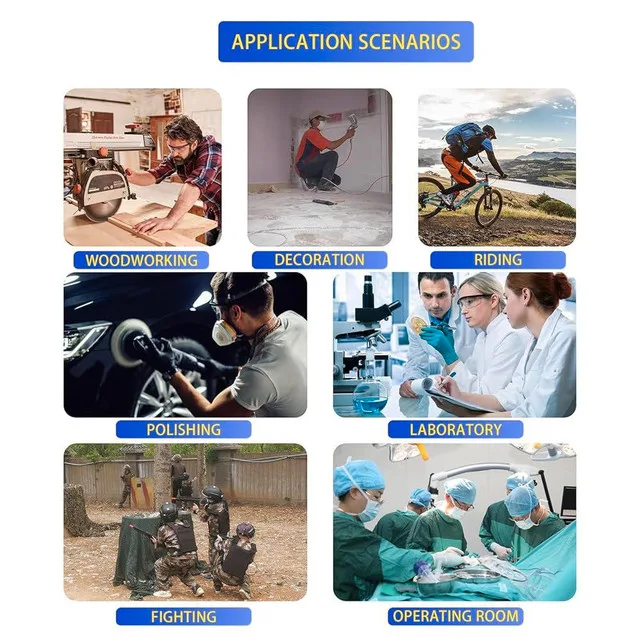 Handyman Gear Bundle – Knee Pads, Body Camera, Safety Glasses image indicator(10)