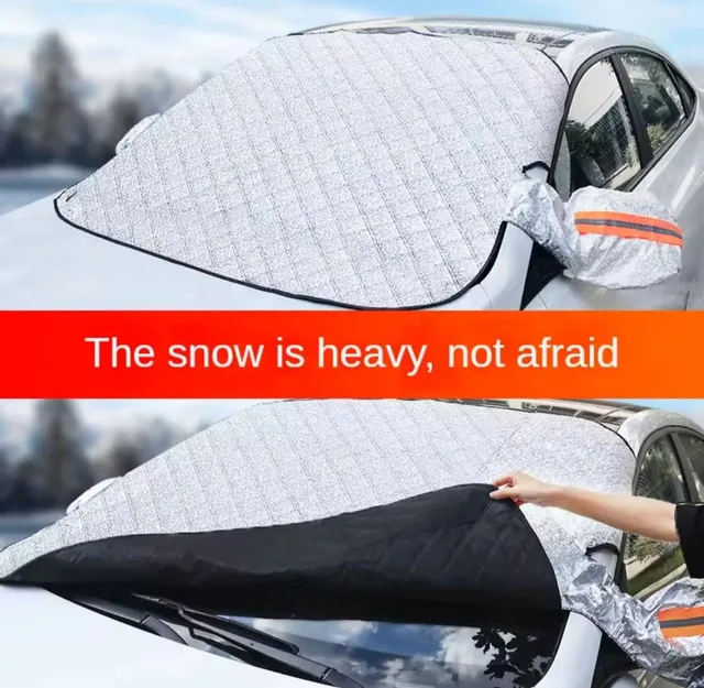 Car Windshield Snow & Sun Cover Hail Protector– 57" x 44" image indicator(2)