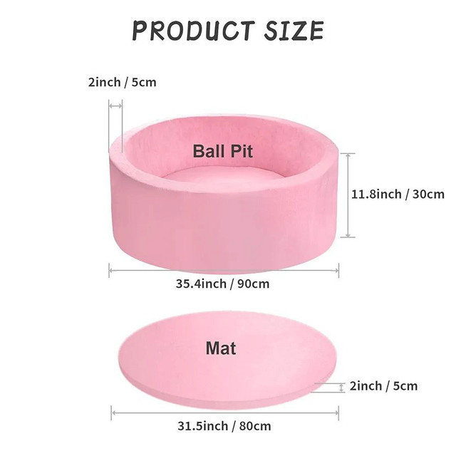 NEW Soft Foam Ball Pit for Toddlers/Kids/Pets - photo 2