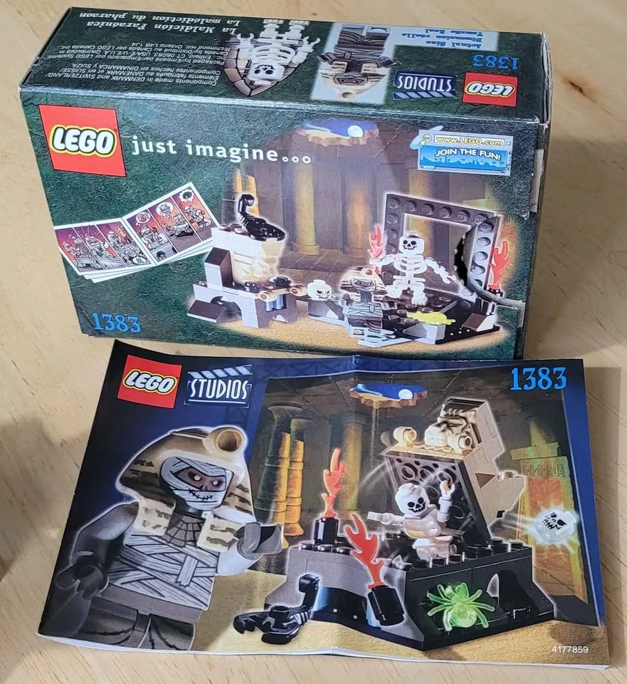 Lego Curse of the Pharoah #1383 Complete with Box, Instructions image indicator(2)