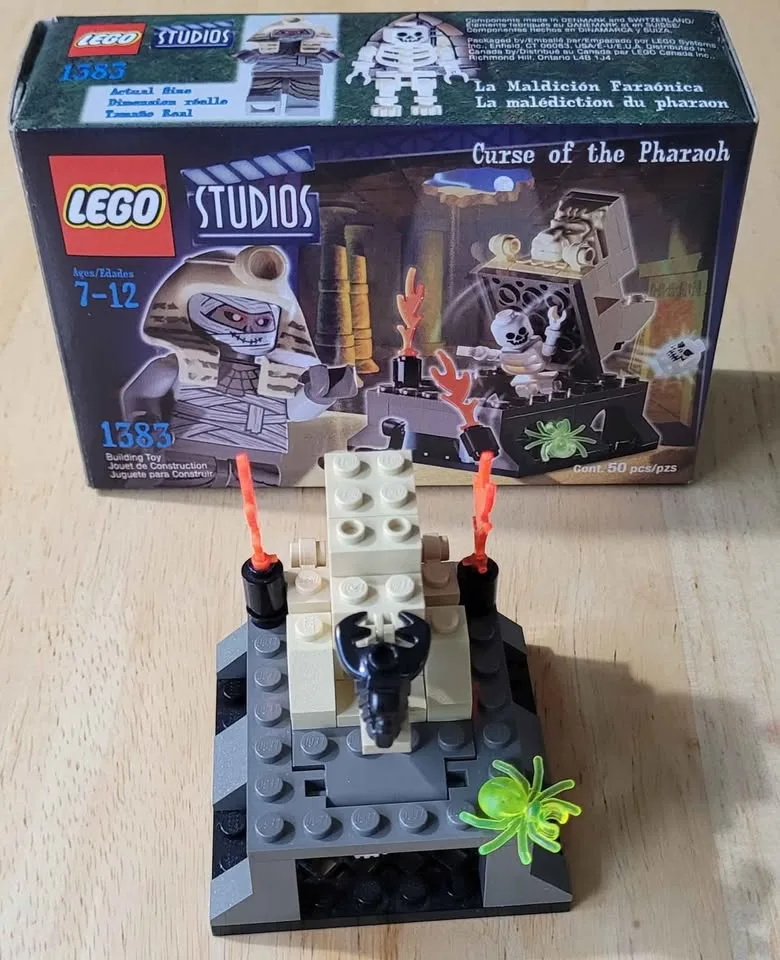 Lego Curse of the Pharoah #1383 Complete with Box, Instructions image indicator(5)