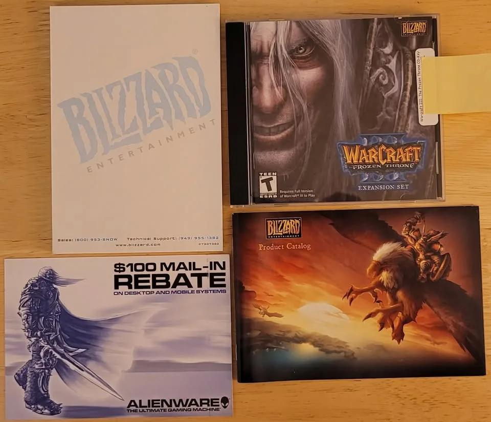 Retro PC game Warcraft III and Frozen Throne image indicator(7)