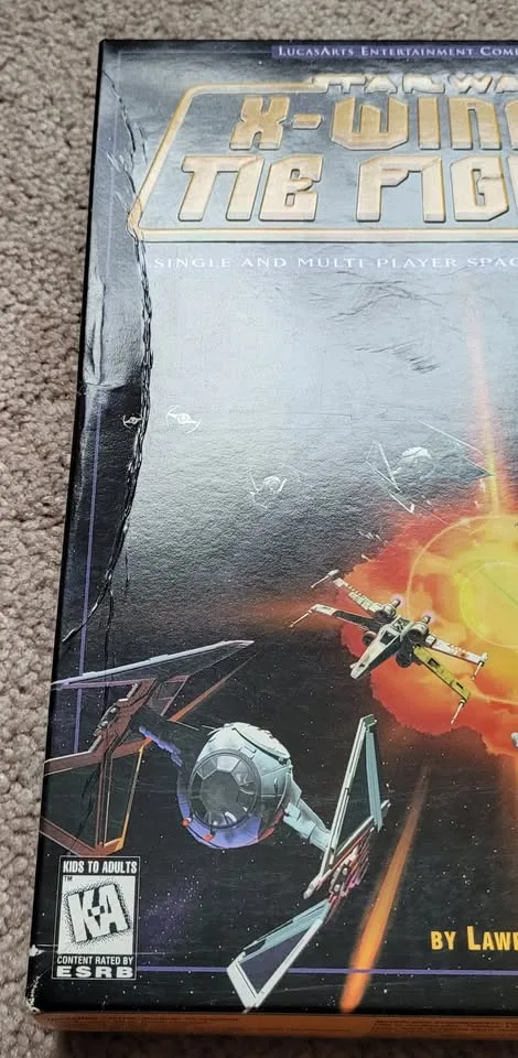 X-Wing vs TIE Fighter CD Vintage PC Game Big Box image indicator(3)