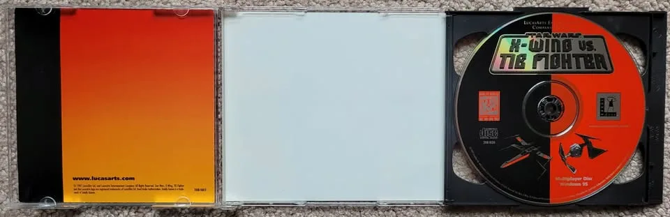 X-Wing vs TIE Fighter CD Vintage PC Game Big Box image indicator(7)