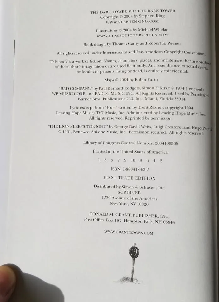 The Dark Tower 6 & 7 1st Trade Edition Print Hardcover image indicator(5)