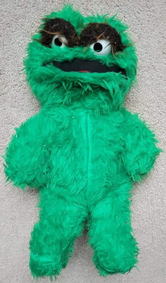 Vintage Oscar The Grouch Plush, Ganz Bros image indicator(2)