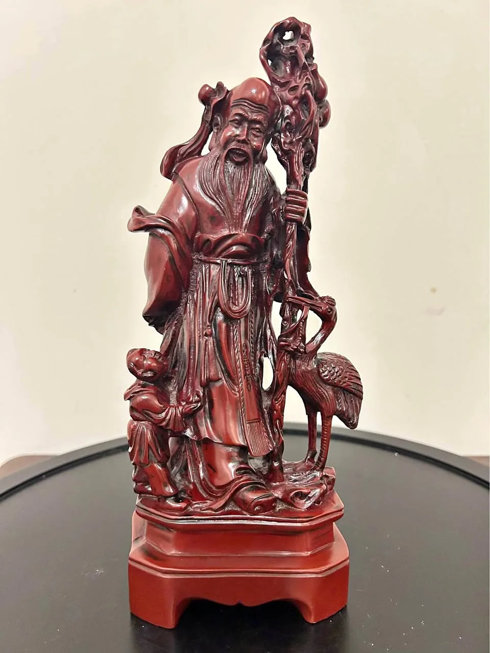 Vintage Chinese Shou Xing Figurine thumbnail