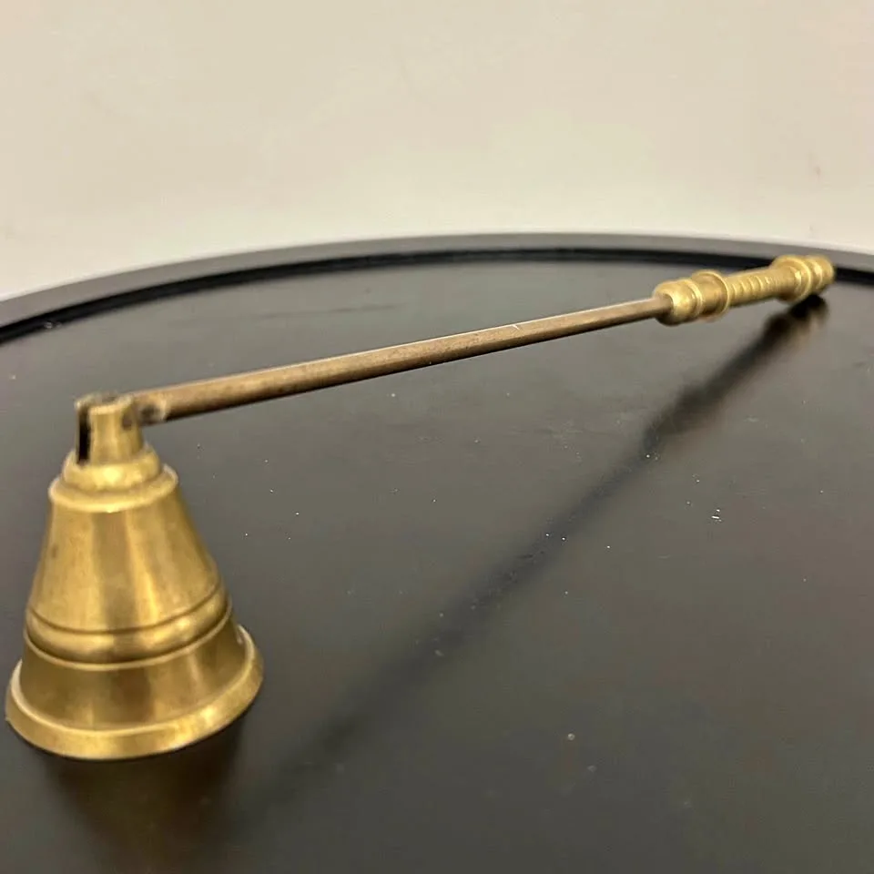 Vintage Brass Candle Snuffer – Classic Turned Handle 10” thumbnail