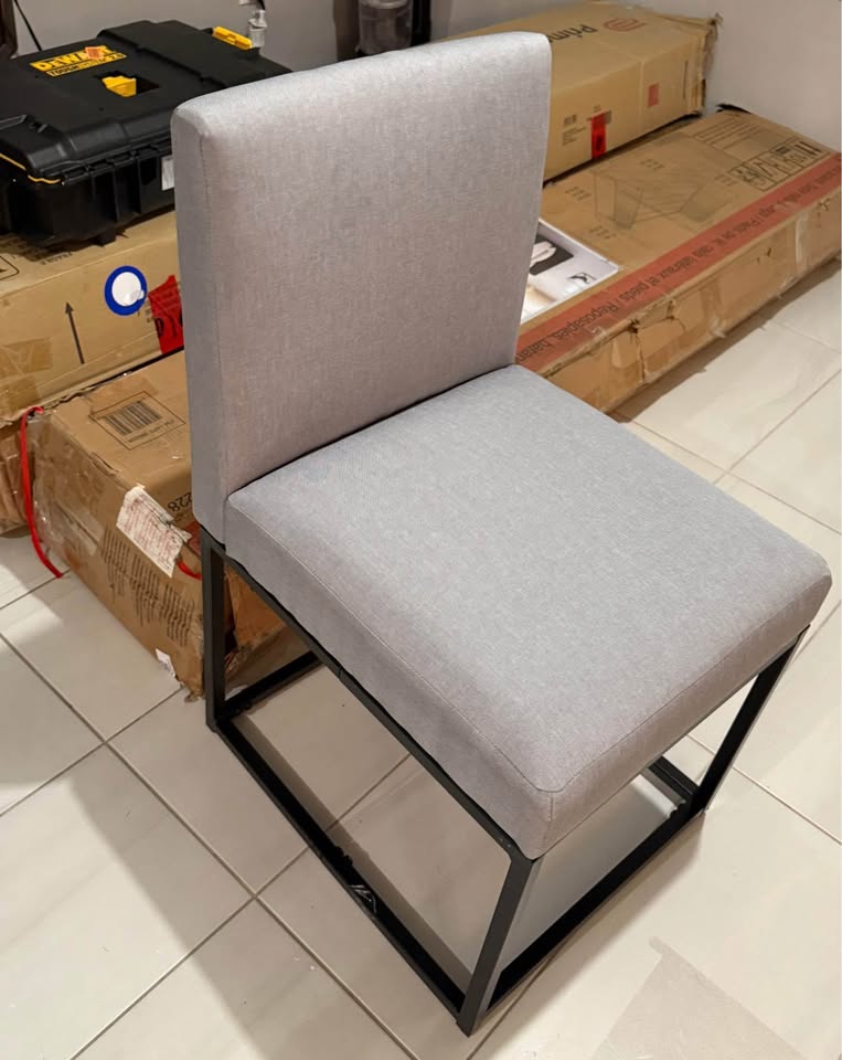AMERLIFE Mid Century Linen Dining Chairs (Set of 2) - photo 4