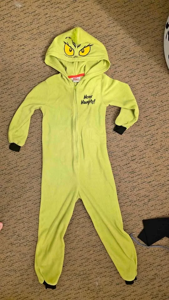 Euc kids grinch onsie sz 5 thumbnail