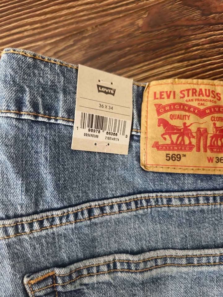 Levi's Mens 569 Loose Straight Leg Jean 36x34 Brand new - photo 4