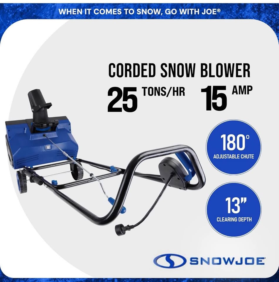 Snow Joe Electric Snow Blower, 22-Inch, 15-Amp - photo 4
