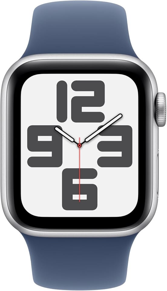 Apple Watch SE 2nd Gen 40mm GPS Silver Aluminum Denim Band - photo 3