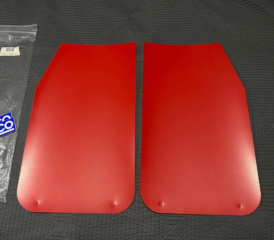 Sparco Mudflaps Black and Red image indicator(3)