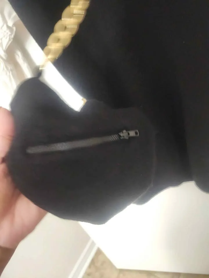 Black sweater dress with purse for girls 9-10 years image indicator(5)