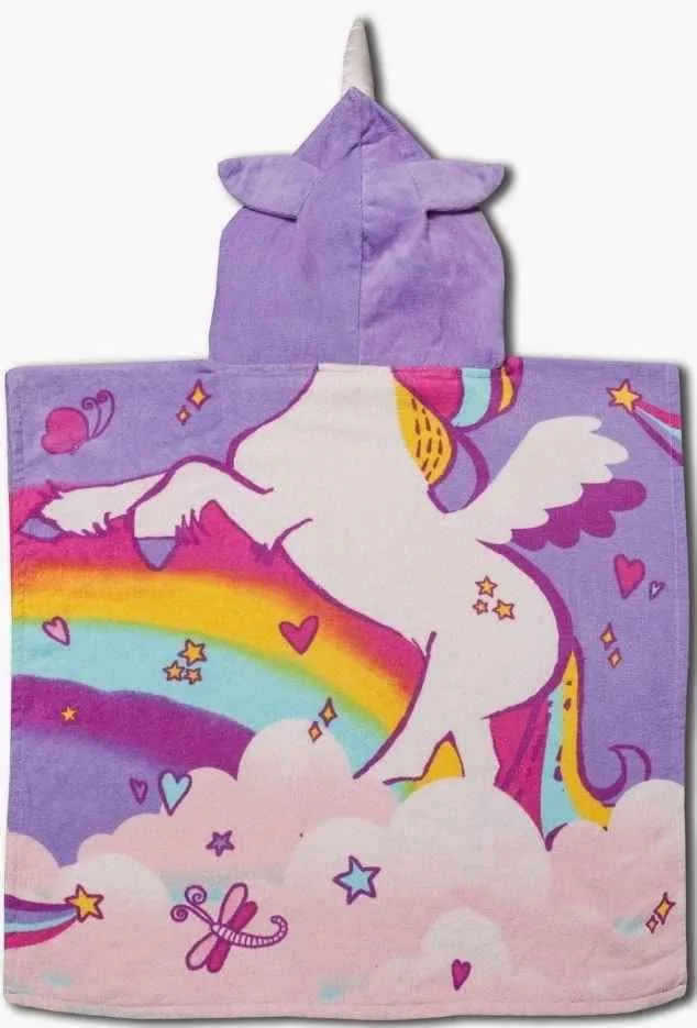 ✨ Unicorn Hooded Towel Poncho – BNWT 🦄🌈 image indicator(3)