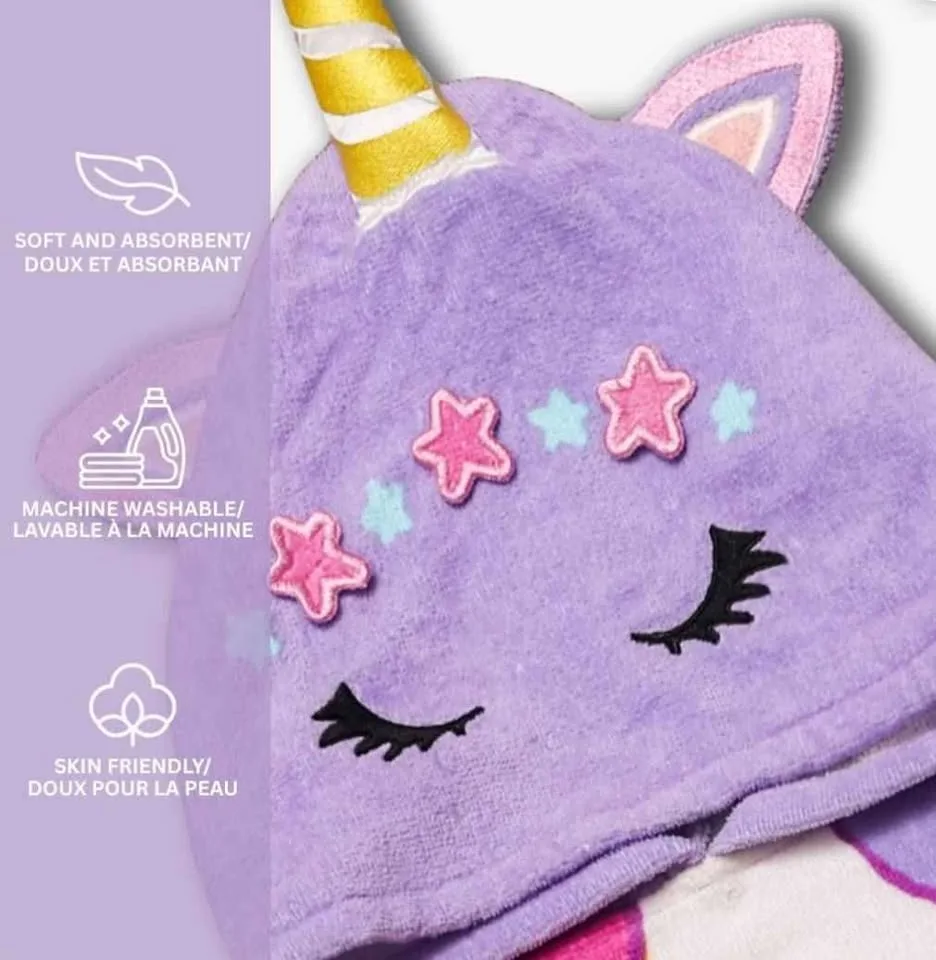 ✨ Unicorn Hooded Towel Poncho – BNWT 🦄🌈 image indicator(4)