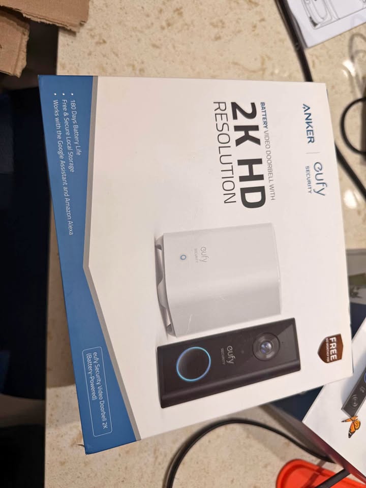 Eufy 2K doorbell camera with Homebase