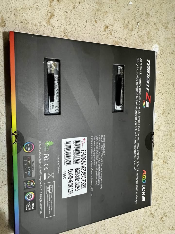 G.SKILL Trident Z5 RGB 48GB (2x24GB) DDR5 8000 RAM - photo 2