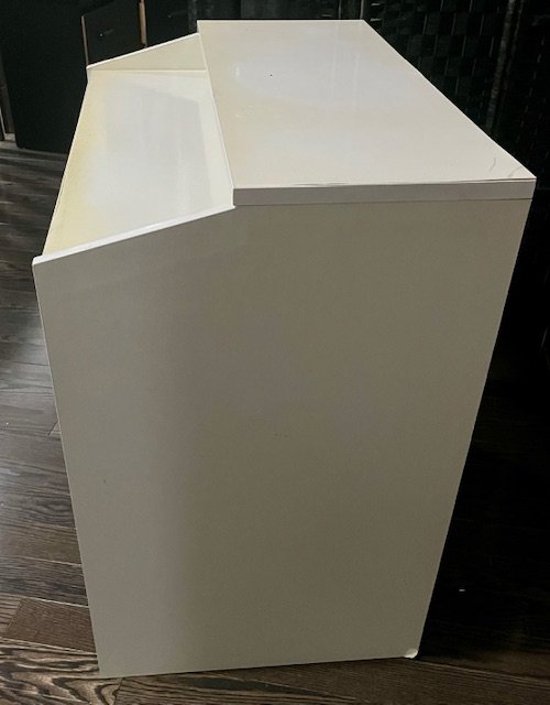 Small White Computer Desk - photo 2
