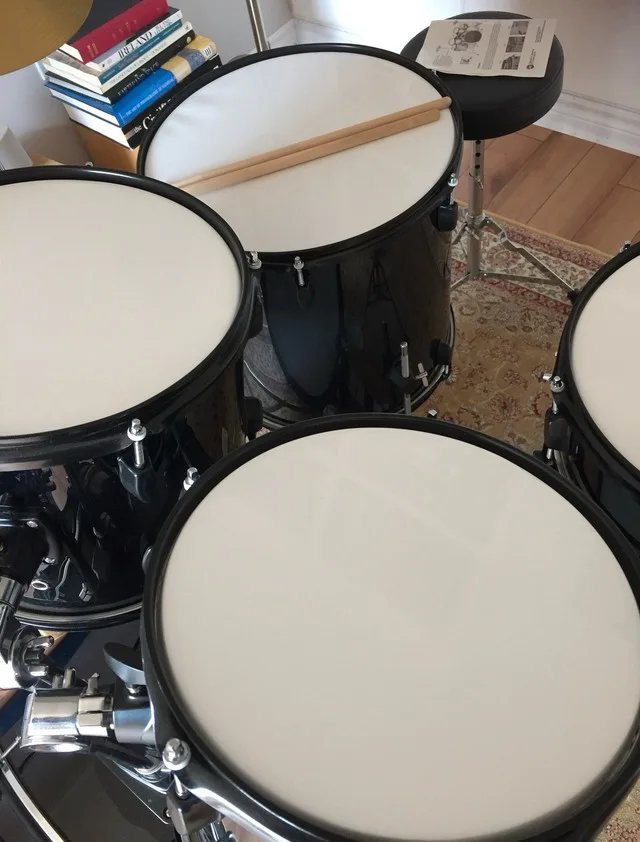 Complete Full Size Drum Set for Adults. LIKE NEW. image indicator(3)