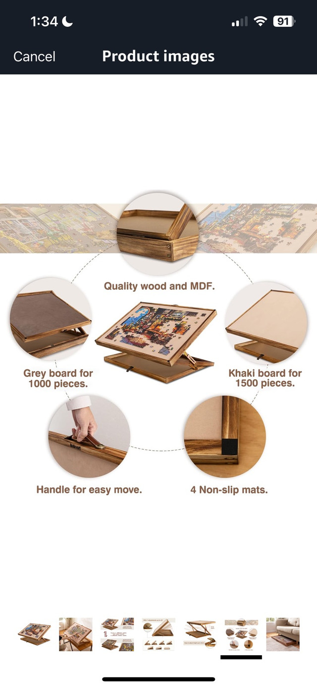 Lavievert Puzzle Board adjustable 2 in 1 (New) - photo 2