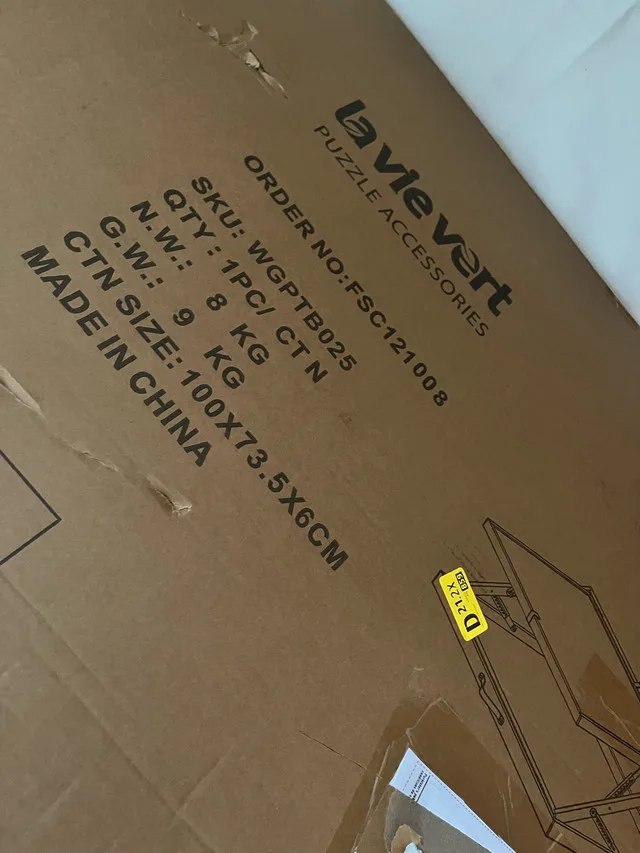 Lavievert Puzzle Board adjustable 2 in 1 (New) image indicator(4)