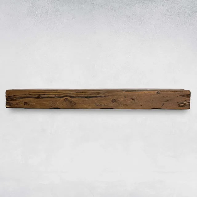 Distressed Fireplace Mantel, Rustic 48" thumbnail