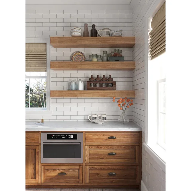 Modern Farmhouse Fireplace Shelf Mantel 60" x 6.25" image indicator(8)