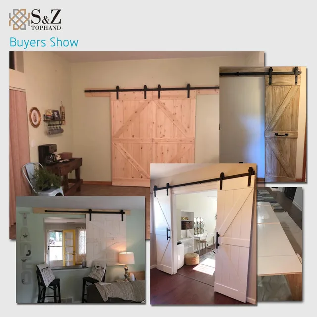Barn Door with Installation Hardware Kit 22 x 84 image indicator(6)