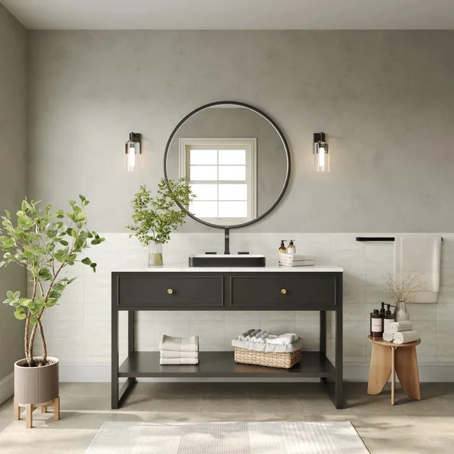 DeerValley Ally 19" x 12" Drop-In Bathroom Sink image indicator(5)