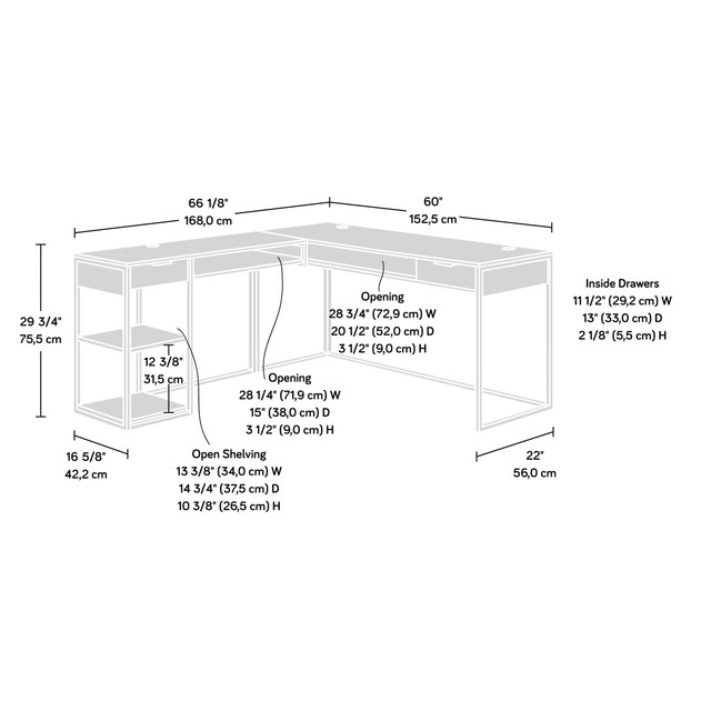 L-Shaped Writing Desk - photo 2