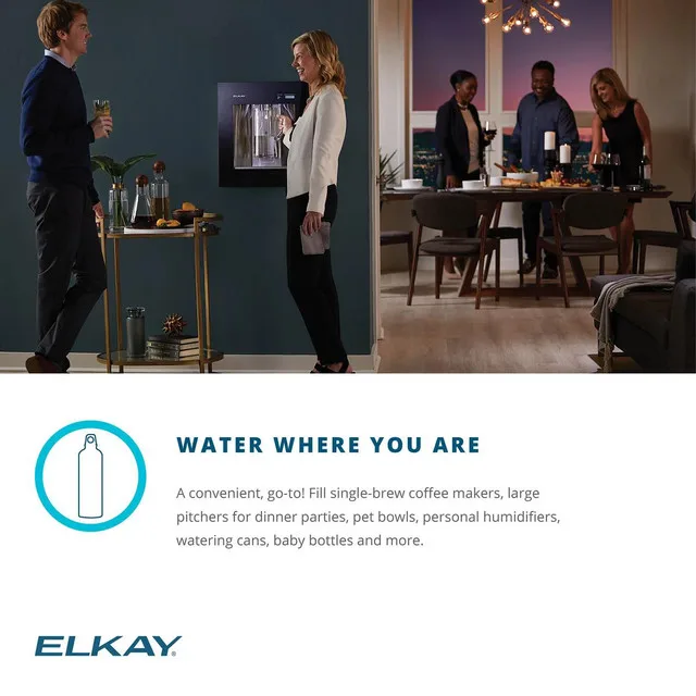Elkay Liv Built-in Filtered Water Dispenser image indicator(2)