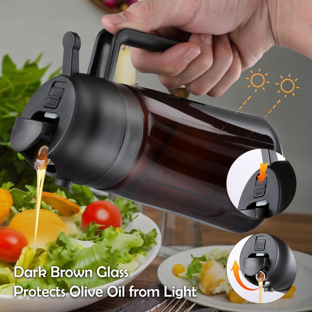 VESSION Olive Oil Dispenser and Sprayer 16oz/470ml - photo 2
