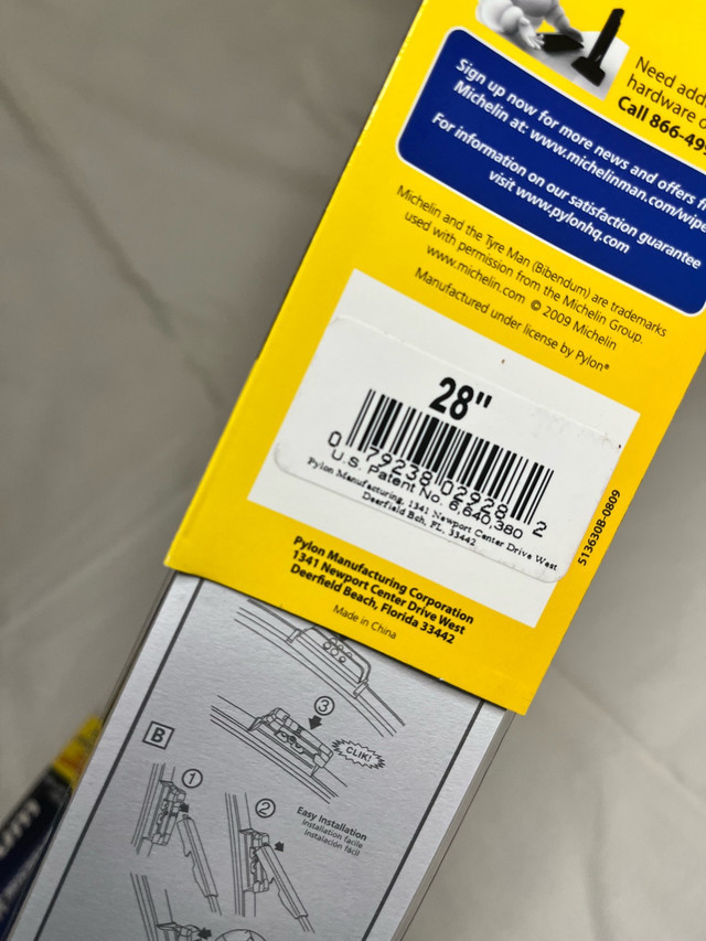 Michelin Optimum 28 inch Wiper Blades. SEALED - photo 4
