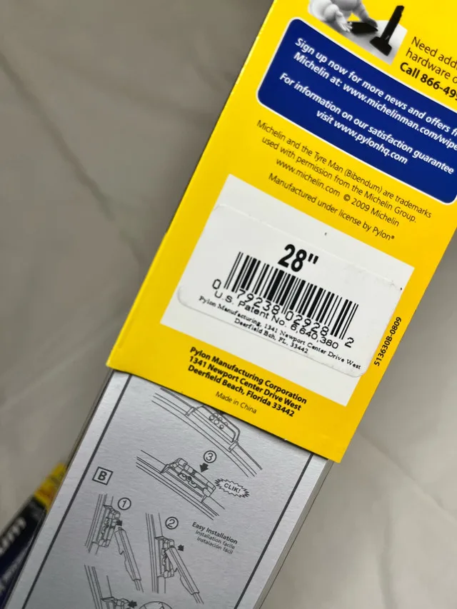 Michelin Optimum 28 inch Wiper Blades. SEALED image indicator(4)