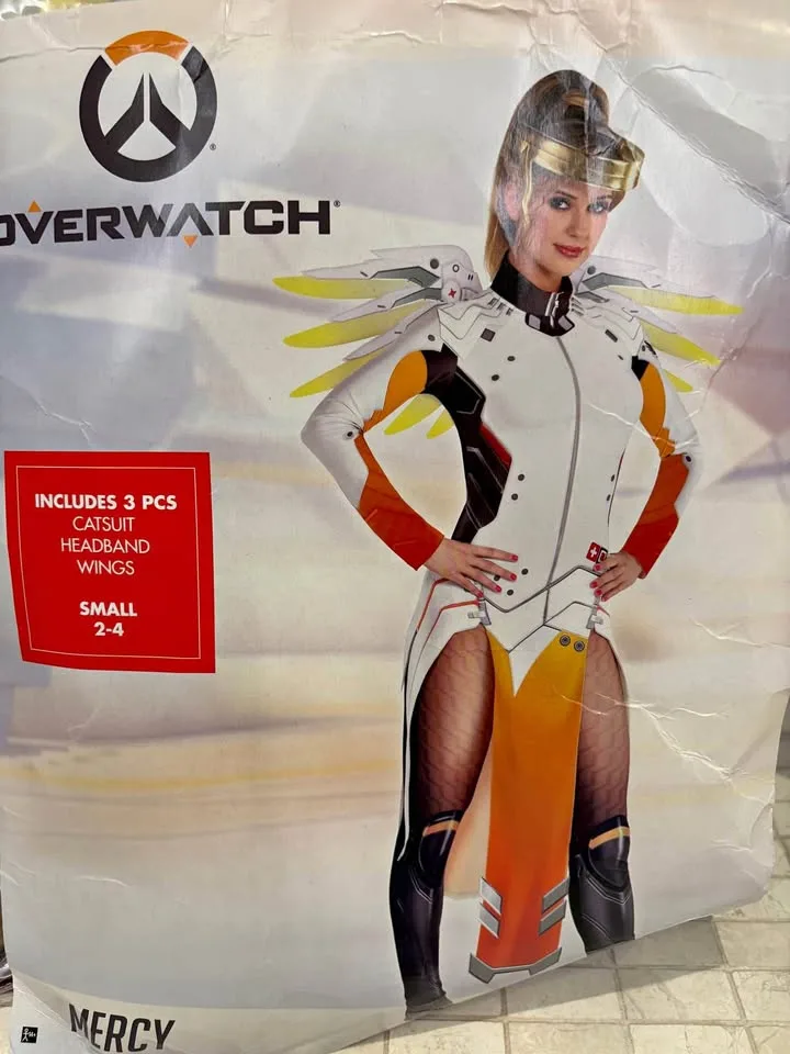 Overwatch Mercy Costume (size 2-4) thumbnail