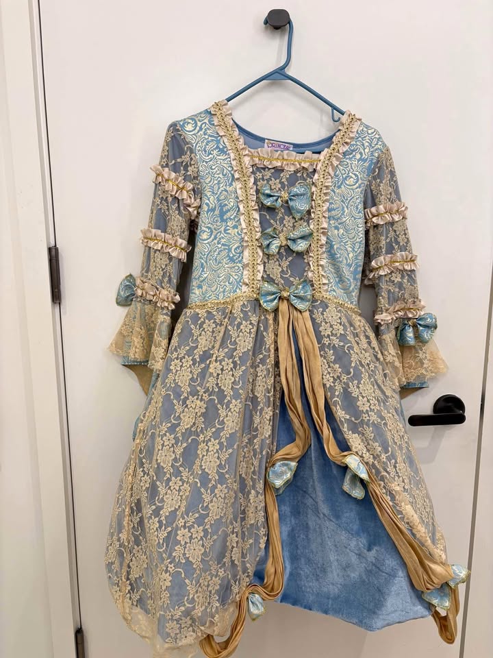 Rococo women costume with new matching wig