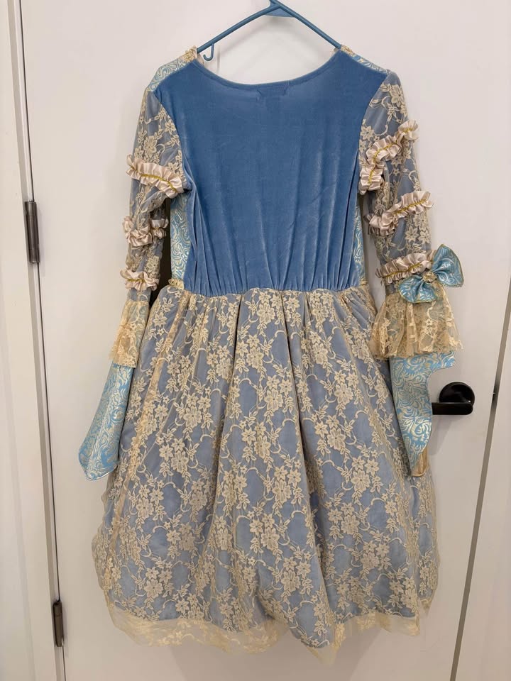 Rococo women costume with new matching wig - photo 2