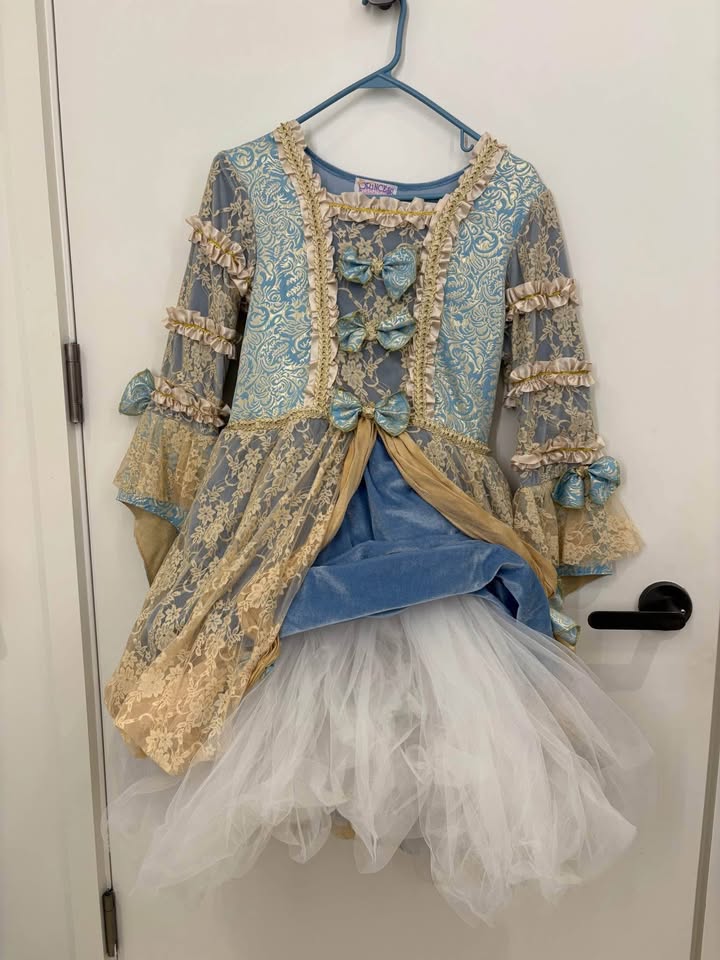 Rococo women costume with new matching wig - photo 3