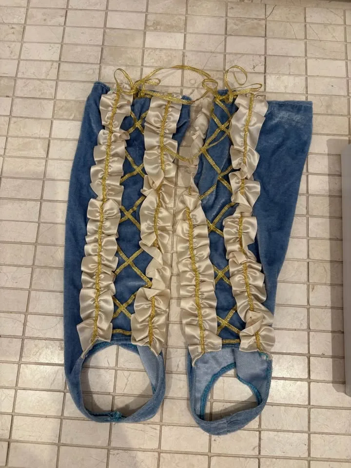 Rococo women costume with new matching wig image indicator(4)