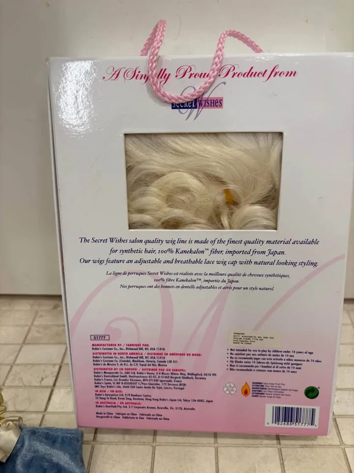 Rococo women costume with new matching wig image indicator(7)