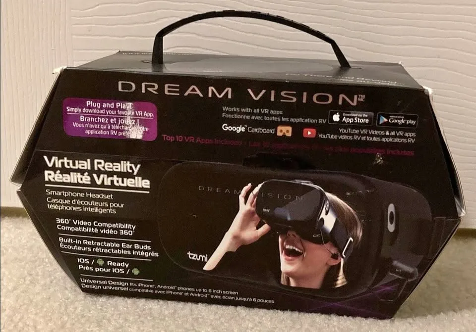 Dream Vision by Tzumi VR Headset – Like New